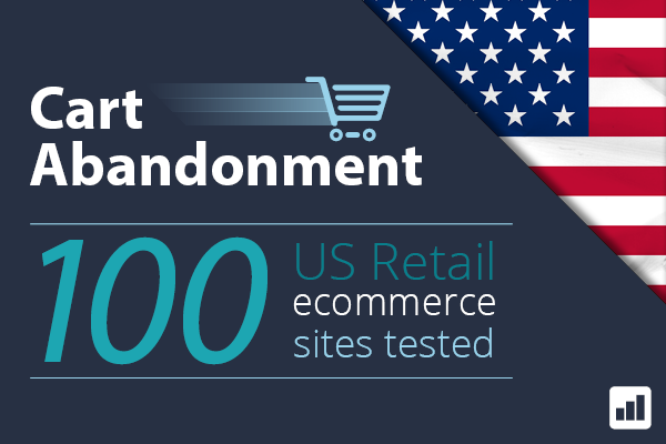 Cart Abandonment: 100 US Retail ecommerce sites tested